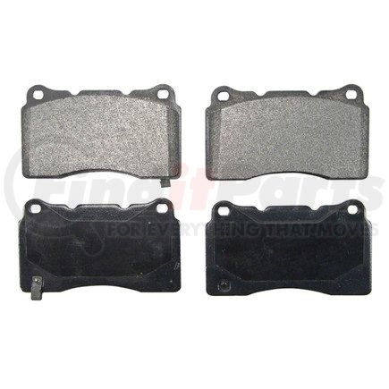 ZX1001A by WAGNER - QuickStop Semi-Metallic Disc Brake Pad Set