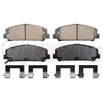 ZD1286 by WAGNER - QuickStop Ceramic Disc Brake Pad Set