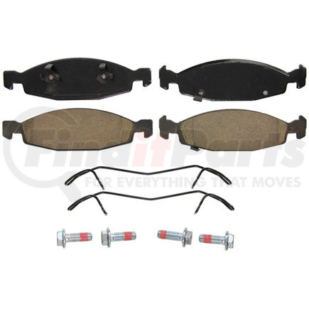 ZD942 by WAGNER - QuickStop Ceramic Disc Brake Pad Set