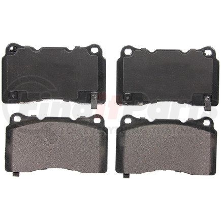 ZX1050A by WAGNER - QuickStop Semi-Metallic Disc Brake Pad Set