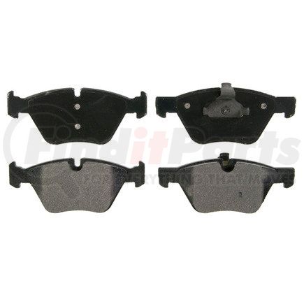 ZX1061 by WAGNER - QuickStop Semi-Metallic Disc Brake Pad Set