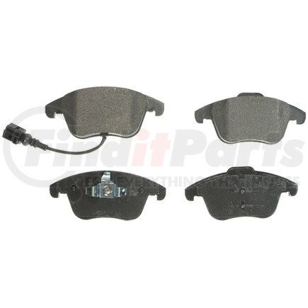 ZX1375 by WAGNER - QuickStop Semi-Metallic Disc Brake Pad Set