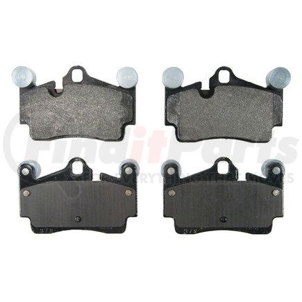 ZX978A by WAGNER - QuickStop Semi-Metallic Disc Brake Pad Set