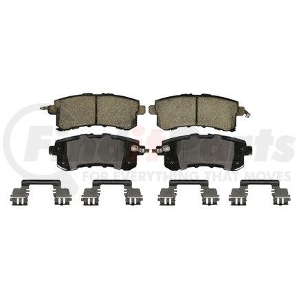 ZD1510 by WAGNER - QuickStop Ceramic Disc Brake Pad Set