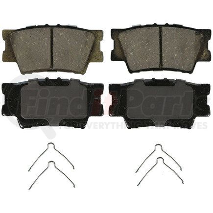 ZD1632 by WAGNER - QuickStop Ceramic Disc Brake Pad Set