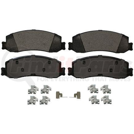 ZX1631A by WAGNER - QuickStop Semi-Metallic Disc Brake Pad Set