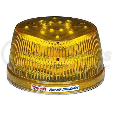 L31HAF4 by WHELEN ENGINEERING - LED Beacon, SAE Class 1, Permanent, 24VDC (Amber)