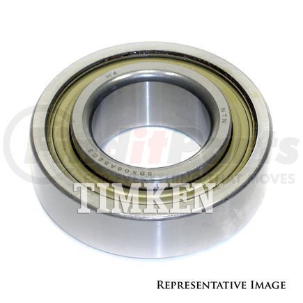 88107 by TIMKEN - Deep Groove Radial Ball Bearing with Wide Inner Ring - Non Loading Groove Type