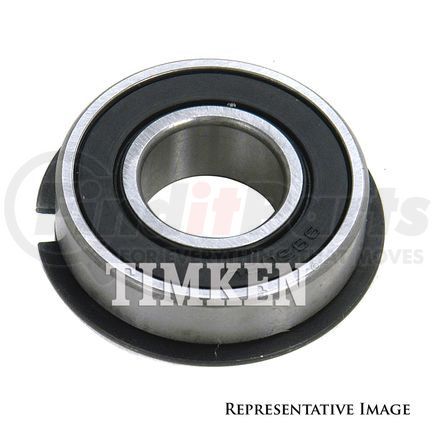 109FFL by TIMKEN - Conrad Deep Groove Single Row Radial Ball Bearing with 2-Seals and Snap Ring