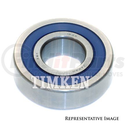 203FS by TIMKEN - Conrad Deep Groove Single Row Radial Ball Bearing with 1-Seal and 1-Shield