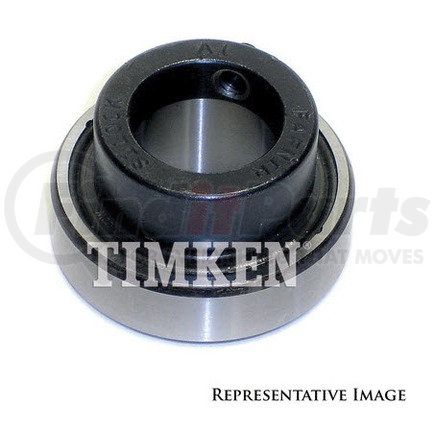RAL010NPPB by TIMKEN - Ball Bearing with Spherical OD, Two Tri-Ply Seals, and Eccentric Locking Collar