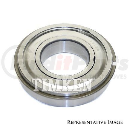 307SSL by TIMKEN - Conrad Deep Groove Single Row Radial Ball Bearing with 2-Shields and Snap Ring