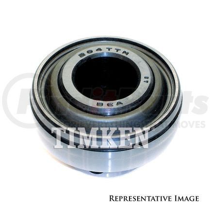 GY1014KRRB SGT by TIMKEN - Ball Bearing with Spherical OD, 2-Rubber Seals, Set Screw, and Shaft Guard