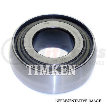 Timken W208PP10 Multi-Purpose Bearing Tri-Ply Shrouded Seals, Cylindrical OD, Round Bore, Non-Relubricatable