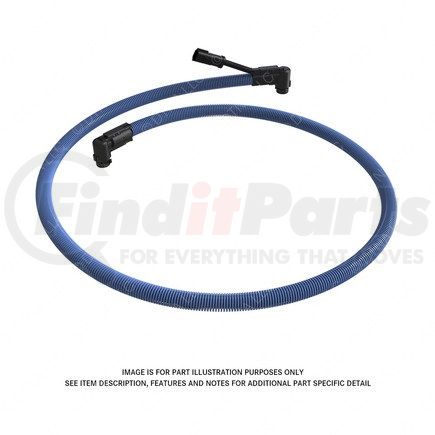 04-35038-000 by FREIGHTLINER - Diesel Exhaust Fluid (DEF) Doser Coolant Line - 125 mm Length