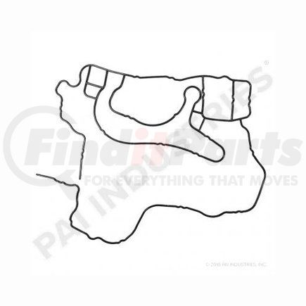 431259 by PAI - Engine Timing Cover Gasket - 1993-2003 International DT408/DT466/DT530E HEUI/DT466E HEUI/530 Engines Application