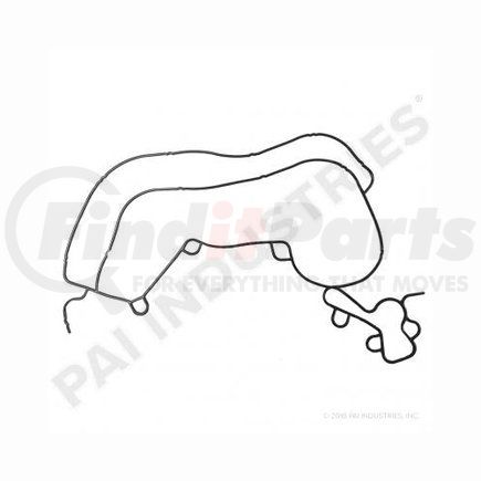 431260 by PAI - Molded Gasket - 1993-2003 International DT408/DT466/DT530E HEUI/DT466E HEUI/530 Engines Application