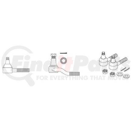 PAI ARE-9869 Steering Tie Rod End END,TIE