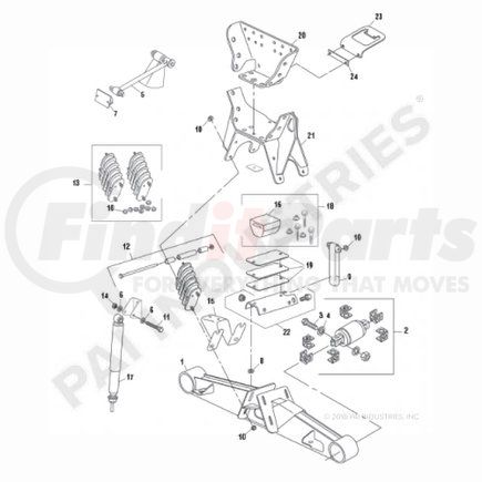750228 by PAI - Suspension Frame Bracket