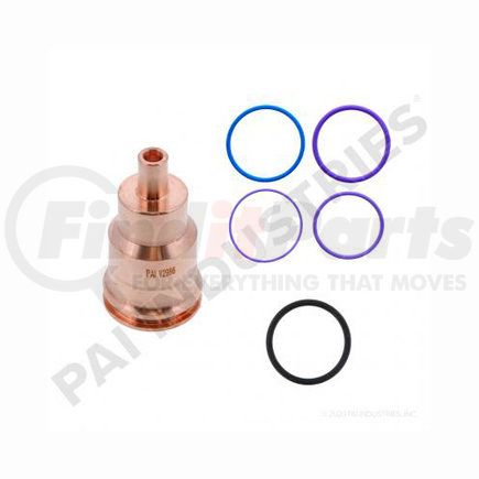 891991 by PAI - Fuel Injector Sleeve - Copper Mack MP7/MP8 Engines Application Volvo D11/D13 Engines Application
