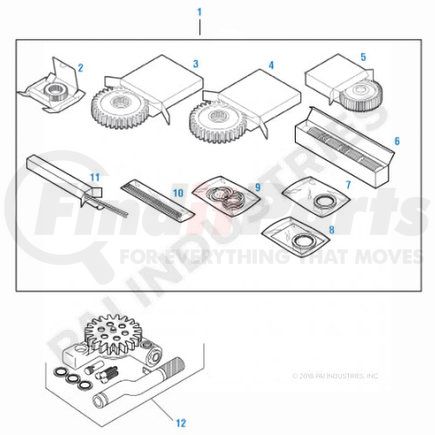 900253 by PAI - Transmission Oil Pump - Silver