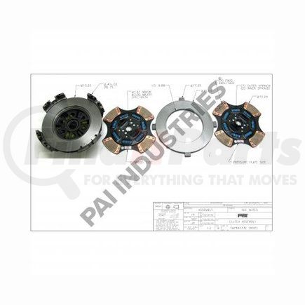 960332 by PAI - Clutch Flywheel Assembly
