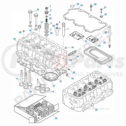PAI ECH-3322-102 Engine Cylinder Kit Repair KIT,REBLD,ETECH