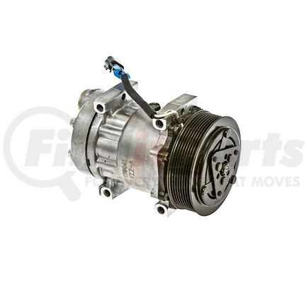 20-04493-AM by OMEGA ENVIRONMENTAL TECHNOLOGIES - Compressor SD7H15 4493, High Pad Mount, 132mm, PV8 Clutch, Direct, 12V