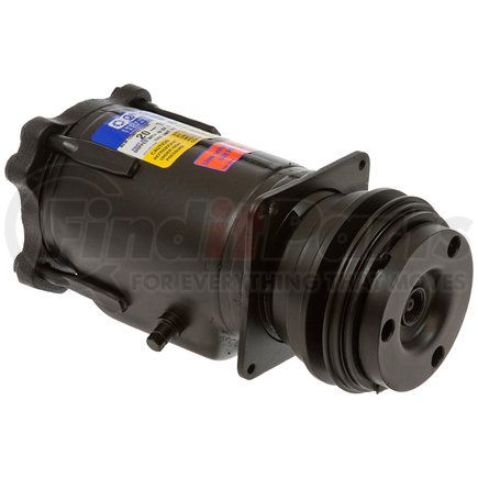 20-10406 by OMEGA ENVIRONMENTAL TECHNOLOGIES - A6 Compressor - 1 Groove, 5 in., 12V, R134A, with HPS, GM Pad