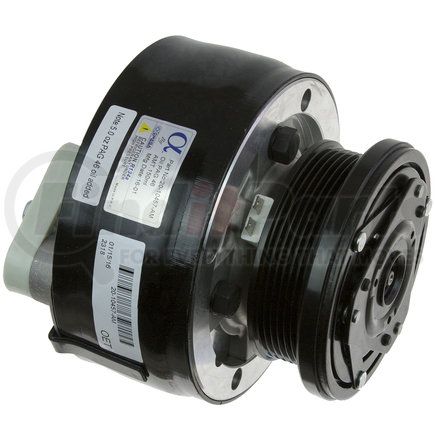 20-10457-AM by OMEGA ENVIRONMENTAL TECHNOLOGIES - A/C Compressor - R4, 6 Grooves, 115mm Clutch, 12V, PAG 150 Oil, HP Switch