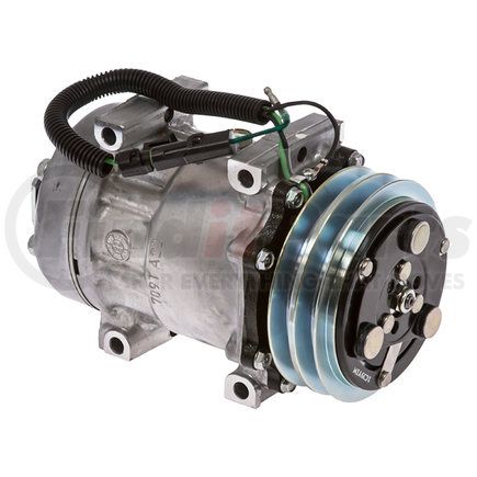 20-14052 by OMEGA ENVIRONMENTAL TECHNOLOGIES - A/C Compressor - SD7H15, 2 Groove, 125mm, 24V, GV Head, PAG 100 Oil, 8.5 oz