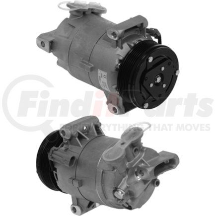 20-22158-AM by OMEGA ENVIRONMENTAL TECHNOLOGIES - A/C Compressor - CVC, 6 Grooves, 114mm Pulley, 12V, PAG 46 Oil, Direct Mount