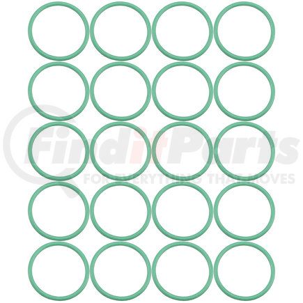 mt0033 by OMEGA ENVIRONMENTAL TECHNOLOGIES - 20 PK GREEN HNBR O-RING FORD/CHRYSLER A/C VALVES