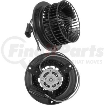 26-13299 by OMEGA ENVIRONMENTAL TECHNOLOGIES - HVAC Blower Motor - 12V, CW, Flanged, 6 in. Wheel, 2 Terminals, Female Connector