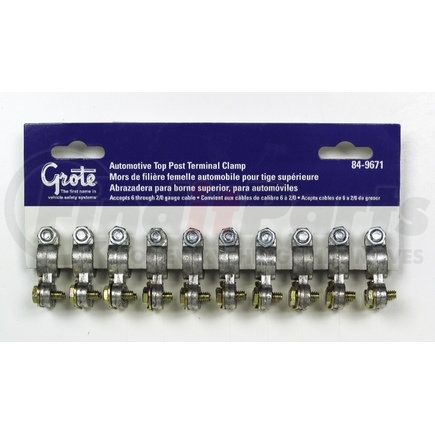 84-9671 by GROTE - Automotive Clamp Terminal, 6; 2/0 Ga, Ea.