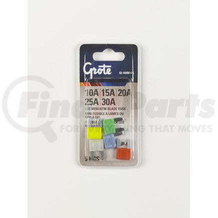 82-ANM-I-5 by GROTE - Miniature Blade, LED Fuse Assortment, 5 Pk
