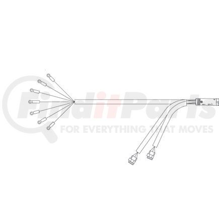 01-6605-W3 by GROTE - TRAILER WIRING, FORWARD MAIN (nose box plugs)