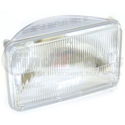 6006 by GROTE - Headlight - Rectangular, White, Clear Lens, Sealed Beam
