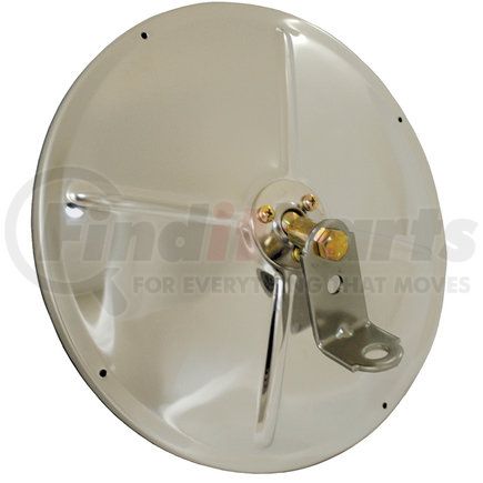 16033 by GROTE - MIRROR, 8.5",SS,CNVEX W/CNTR MNT BALLSTD