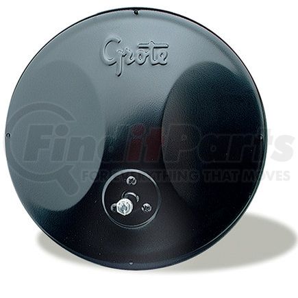 12172 by GROTE - MIRROR,8",BLK,RND CNVX W/OFFSET BALL-STD