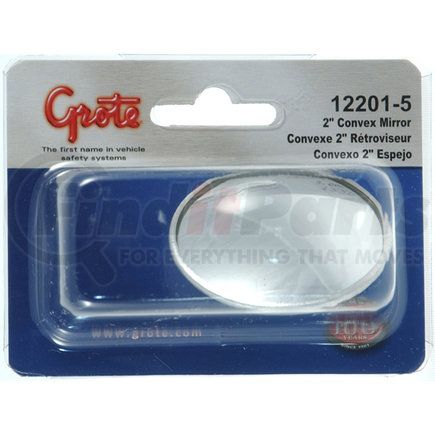 12201-5 by GROTE - Stick-On Convex Mirror, 2" Round