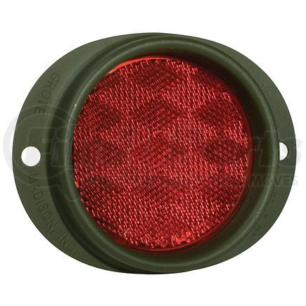 40162-3 by GROTE - Steel Two-Hole Mounting Reflector - Military Green w/ Gasket, Multi Pack