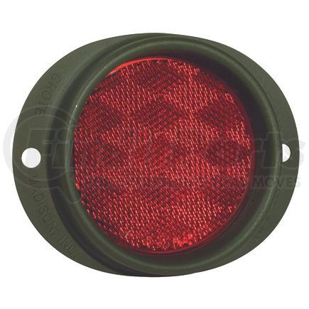 40162 by GROTE - Steel Two-Hole Mounting Reflector, Military Green w/ Gasket