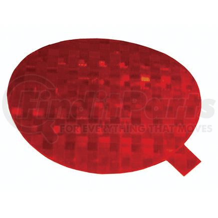 41142 by GROTE - Stick-On Tape Reflectors, Red