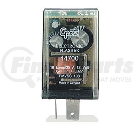 44700 by GROTE - 3 Pin Flashers, 16 Light Electronic (Pilot), 12V