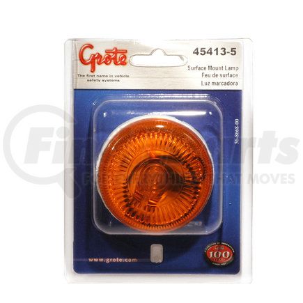 454135 by GROTE - 2 1/2" Surface-Mount Single-Bulb Clearance Marker Lights, Amber