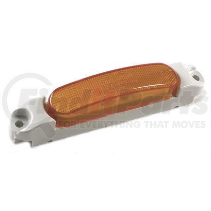 46903 by GROTE - SuperNova Thin-Line LED Clearance Marker Light - White Body - Amber Lens