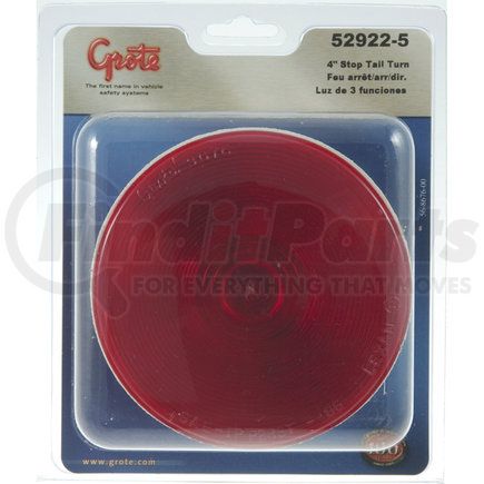 52922-5 by GROTE - 4" Economy Stop Tail Turn Lights, Red