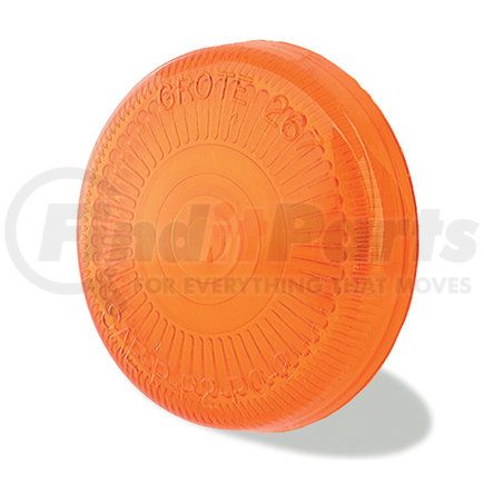 90163 by GROTE - Clearance Marker Replacement Lenses, 21/2" Surface Mount Lens, Amber