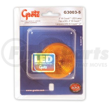 G3003-5 by GROTE - CLR/MKR2", YEL, HI CNTTMLED (9 DIODE), RTL